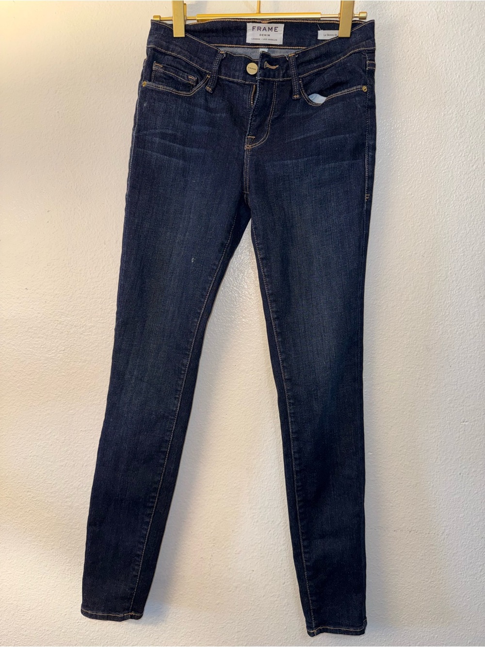 Frame Denim Le Skinny de Jeanne Dark Blue Skinny Jeans